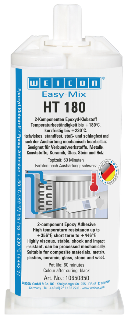 Easy-Mix HT 180 klej epoksydowy | Klej epoksydowy, odporny na wysokie temperatury do 180°C Easy-Mix HT 180 klej epoksydowy | Klej epoksydowy, odporny na wysokie temperatury do 180°C