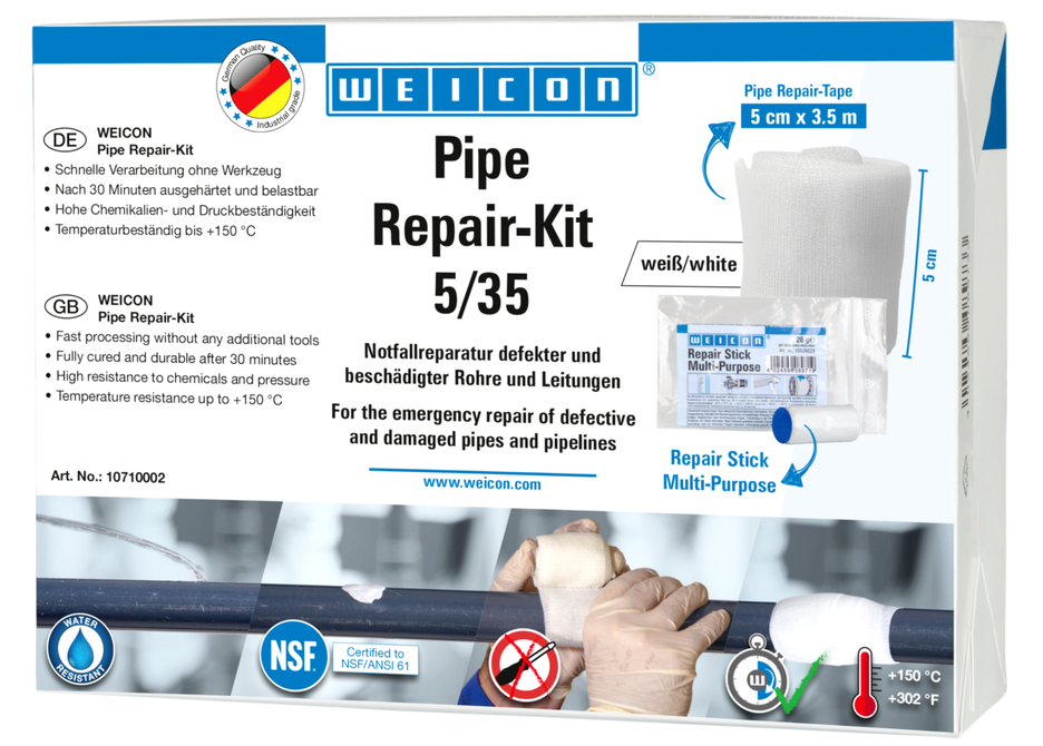 Pipe Repair Kit | do awaryjnej naprawy uszkodzonych rur i przewodów
