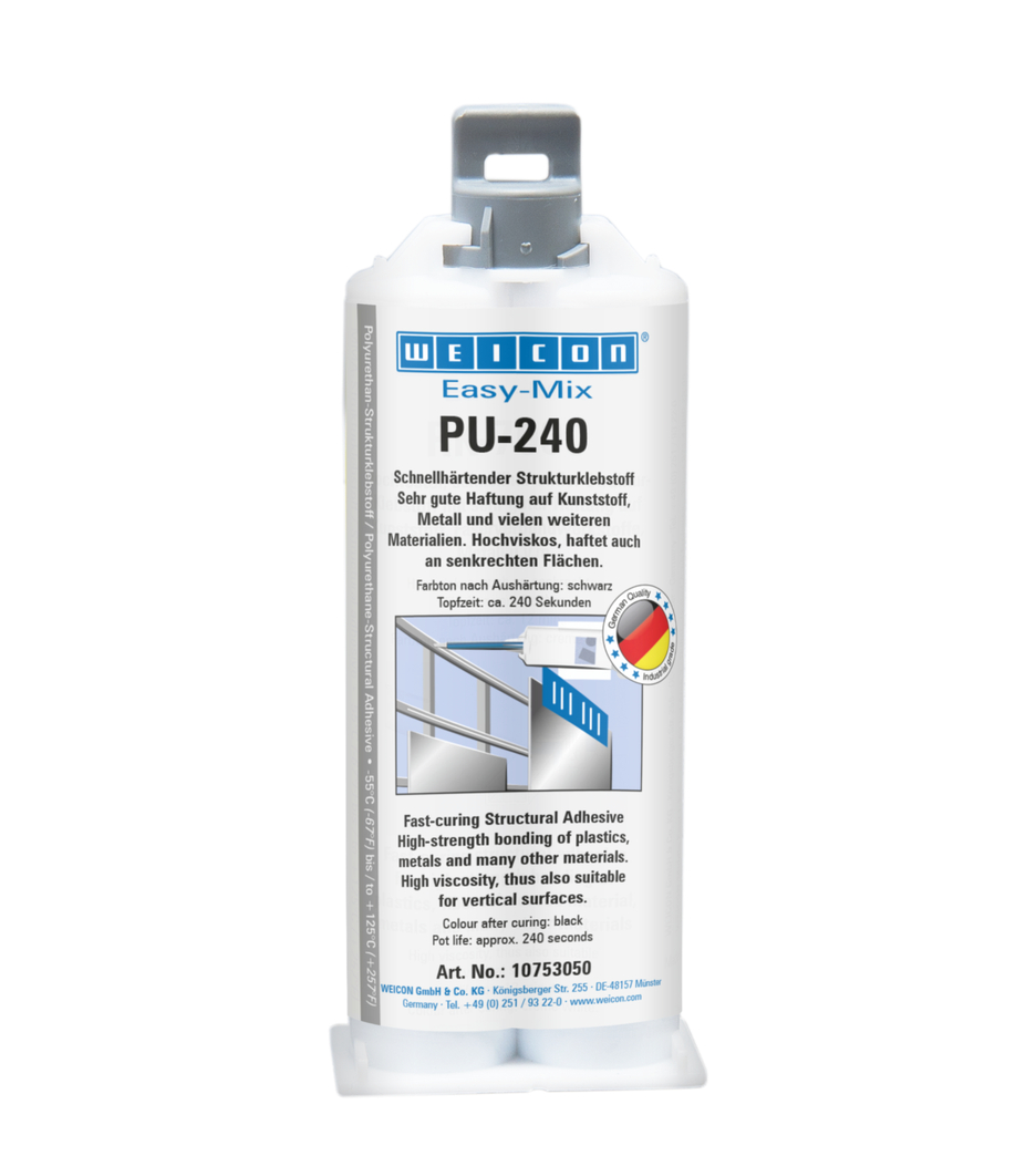 Easy-Mix PU-240 klej strukturalny poliuretan | Klej poliuretanowy, wysoka wytrzymałość, żywotność ok. 240 sekund