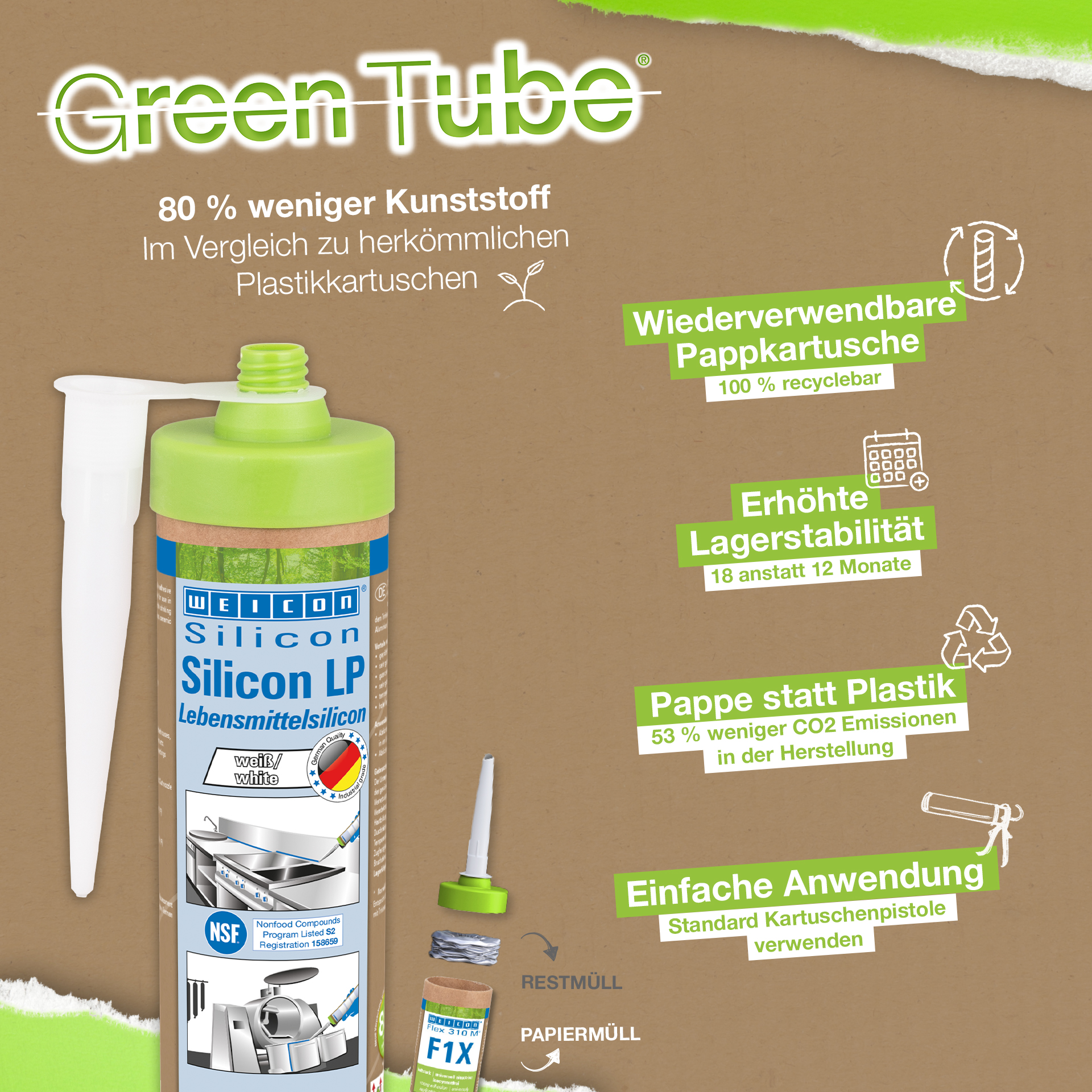 Silicone LP | trwale elastyczny uszczelniacz do wody pitnej i zastosowań spożywczych