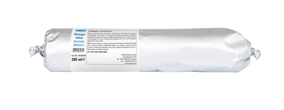 WEICON Green Tube Assembly adhesive | Mocny, uniwersalny klej do użytku wewnętrznego i zewnętrznego