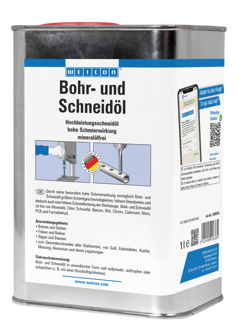 WEICON Cutting Fluid (technical liquid) | Wysokowydajny olej do skrawania