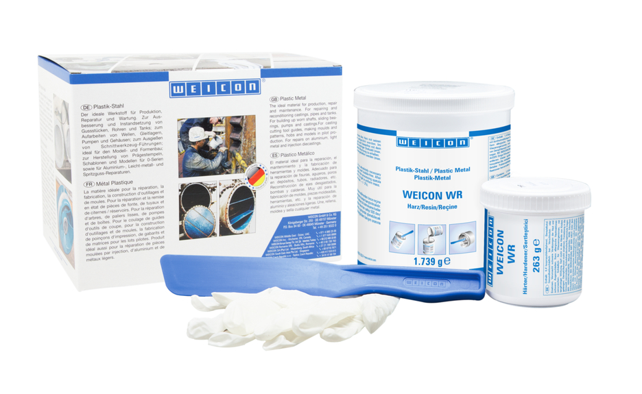 WEIOCN WR | wypełniony stalą system płynnej żywicy epoksydowej do odlewania i kompensacji szczelin