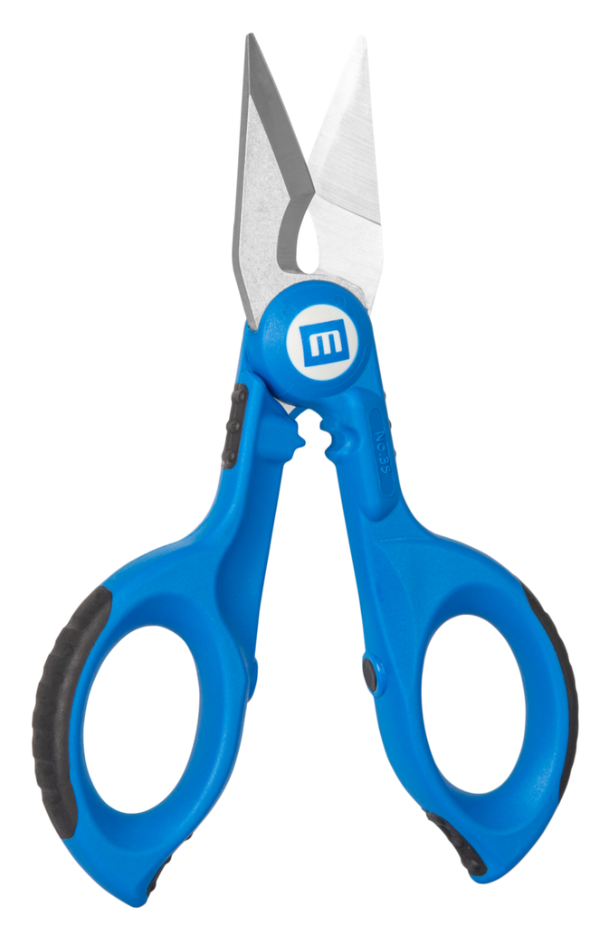 Nożyce do kabli No. 35 | with 2-component handles for more safety incl. stripping and crimping function