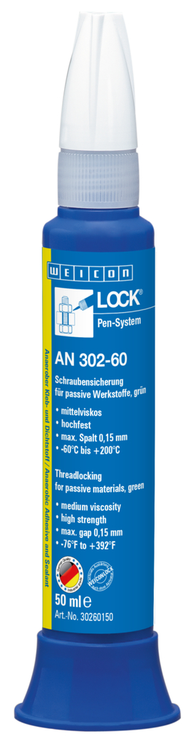WEICONLOCK® AN 302-60 zabespieczanie śrub | do materiałów pasywnych, wysoka wytrzymałość WEICONLOCK® AN 302-60 zabespieczanie śrub | do materiałów pasywnych, wysoka wytrzymałość