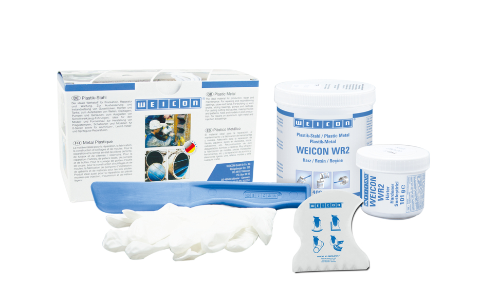 WEICON WR2 | system żywic epoksydowych z wypełniaczami mineralnymi do napraw i kompensacji szczelin