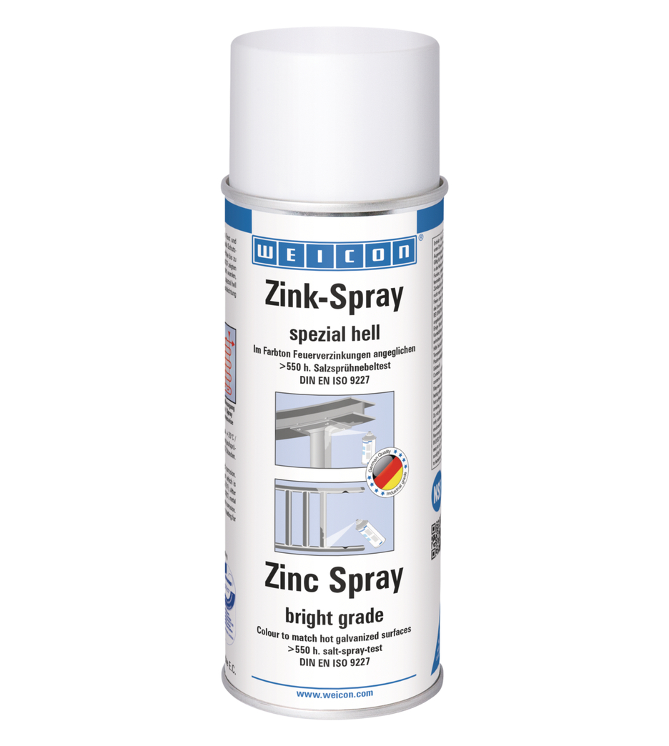 Zinc Spray bright grade - jasny | Katodowa ochrona antykorozyjna z dopuszczeniem dla przemysłu spożywczego