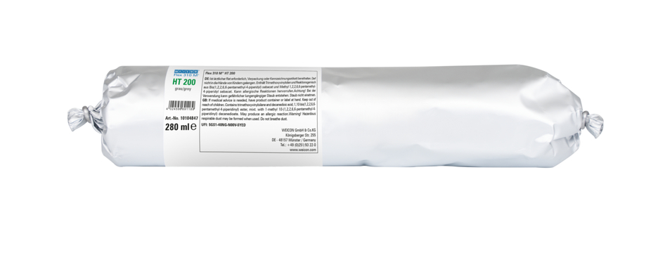 Flex 310 M® HT 200 MS-polimer | Klej i uszczelniacz o wysokiej przyczepności początkowej - idealny do malowania proszkowego i odporny na temperaturę do 200 °C