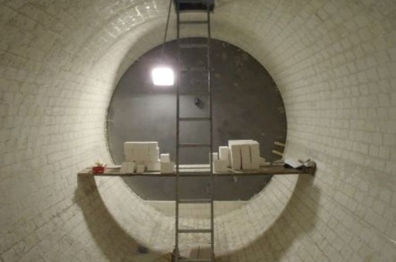 Biały młyn od wewnątrz