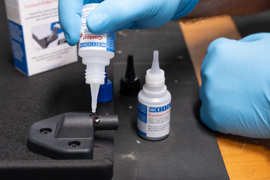CA-Zestaw wypełniaczy | transparent special filler and cyanoacrylate adhesive Contact VA 8312