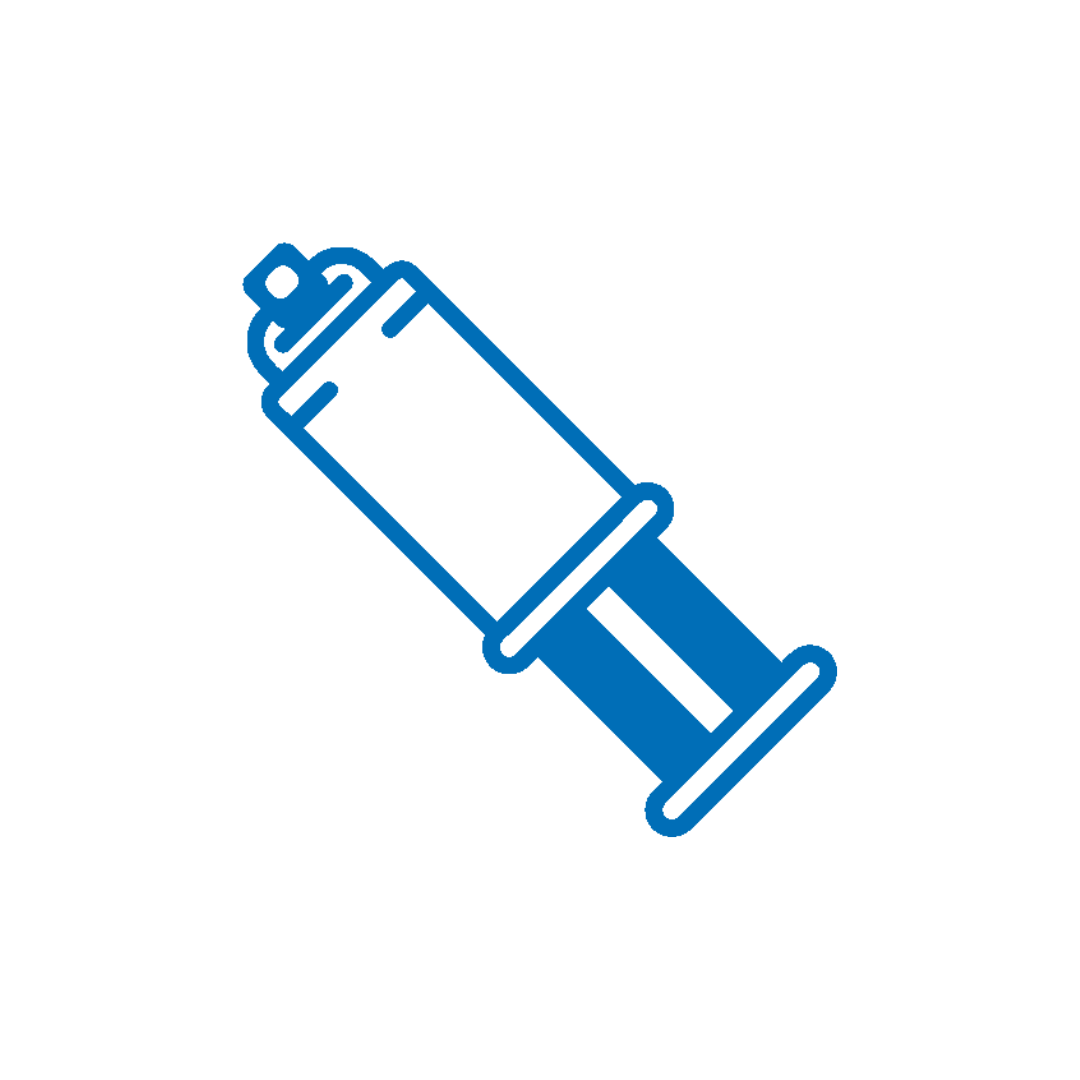 Piktogram kleju dwuskładnikowego