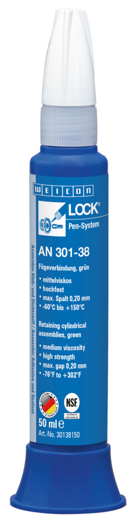 WEICONLOCK® AN 301-38 Mocowanie łożysk, wałów i tulei | wysoka wytrzymałość, średnia lepkość