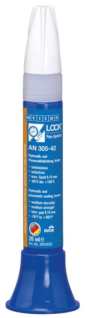 WEICONLOCK® AN 305-42 uszczelnianie hydrauliczne i pneumatyczne | średnia wytrzymałość, z dopuszczeniem DVGW