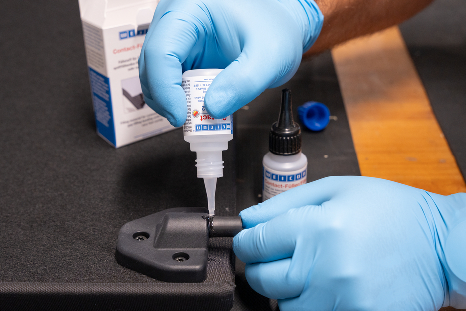 CA-Zestaw wypełniaczy | transparent special filler and cyanoacrylate adhesive Contact VA 8312