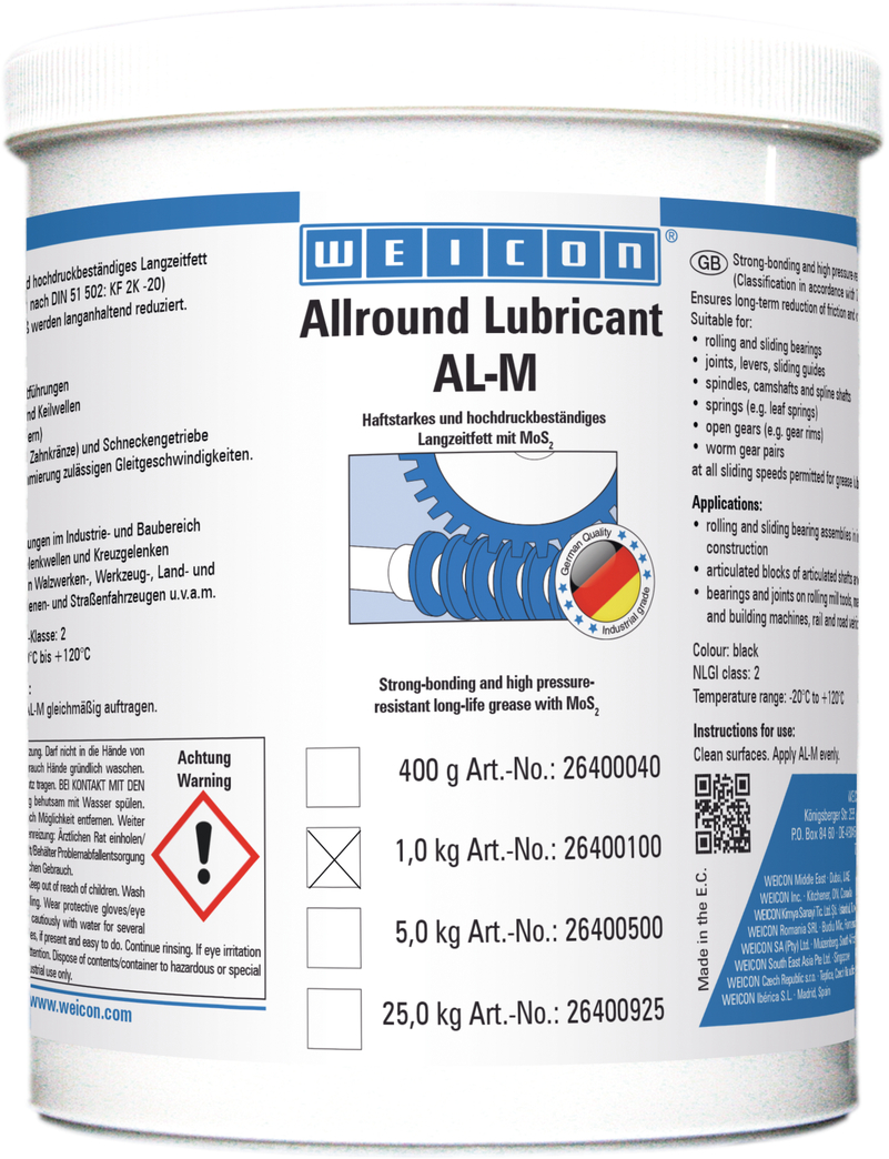 AL-M Smar długookresowy | Long-term lubrication with MoS2