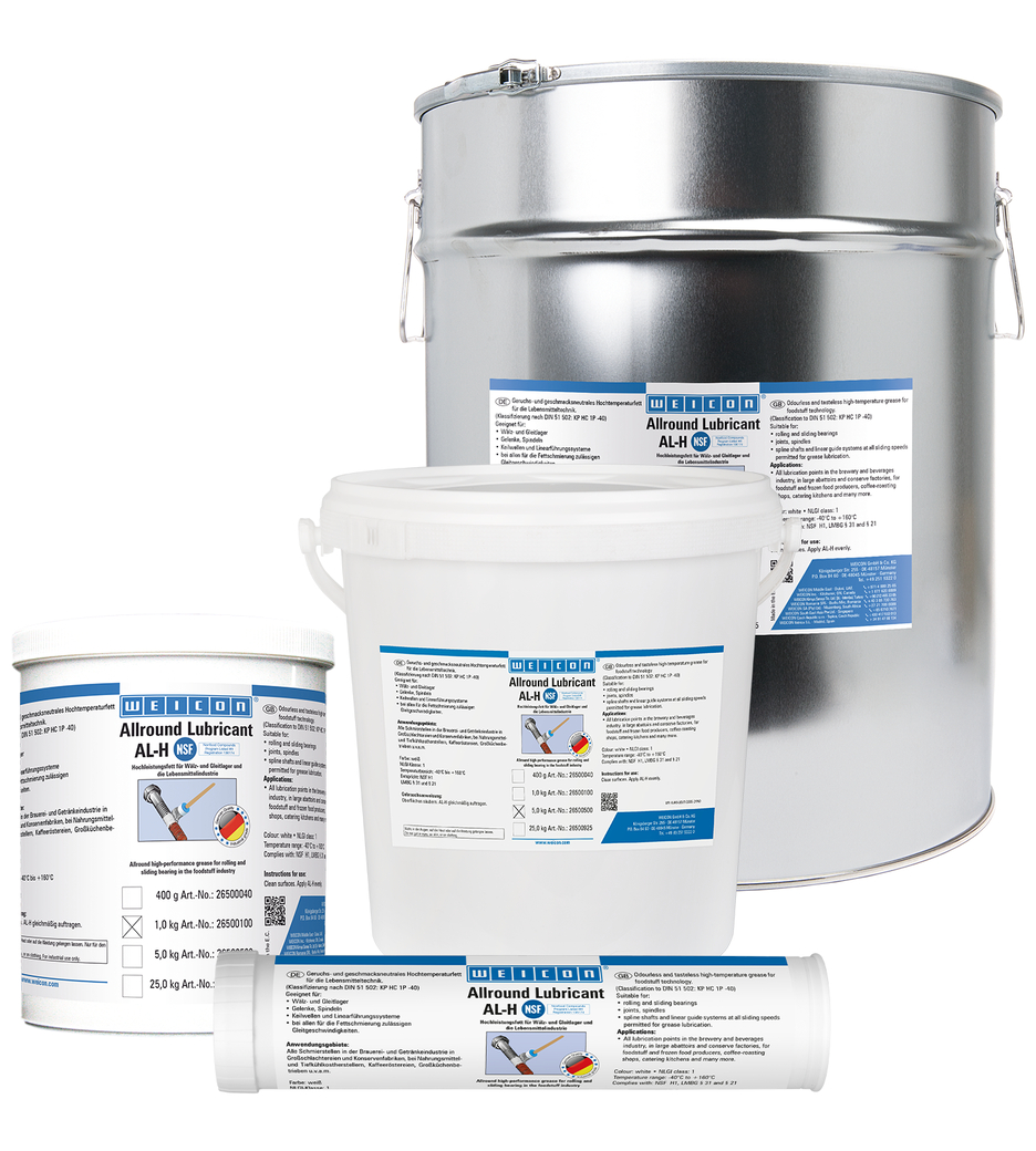 AL-H Smar długookresowy | Food-safe high-temperature grease