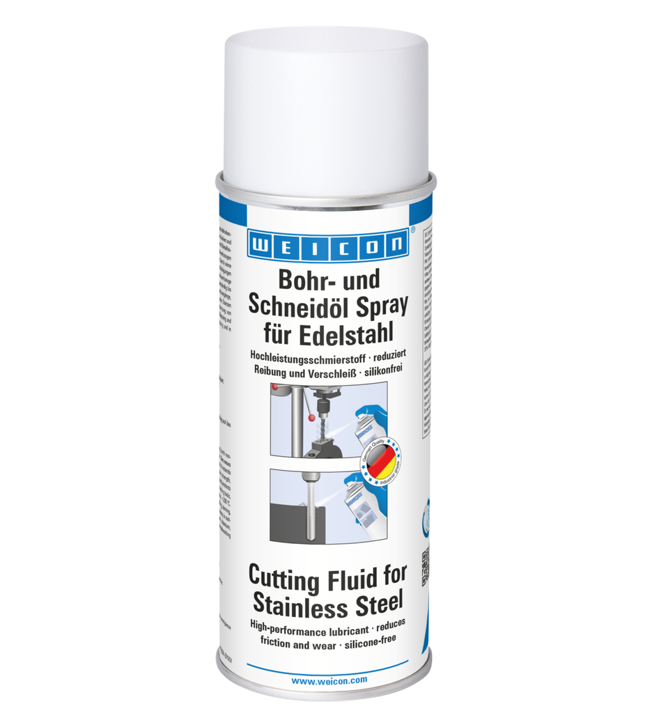 WEICON Cutting Fluid for
Stainless Steel | Wysokowydajny smar do obróbki metali