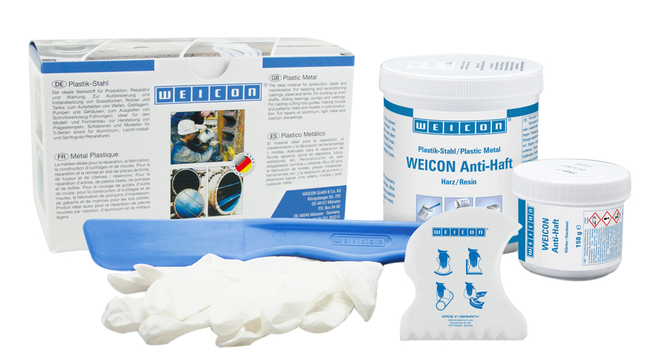 WEICON Anti-Stick | Natryskowa 2-składnikowa żywica epoksydowa zapewniająca ochronę przed zużyciem i właściwości antyadhezyjne