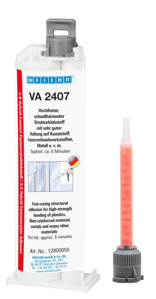 VA 2407 Klej cyjanoakrylowy
 | Cyjanoakrylan 2C, do mostkowania dużych szczelin
