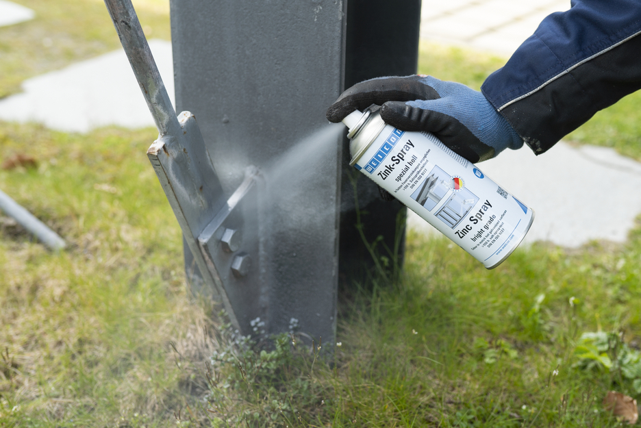 Zinc Spray bright grade - jasny | Katodowa ochrona antykorozyjna z dopuszczeniem dla przemysłu spożywczego