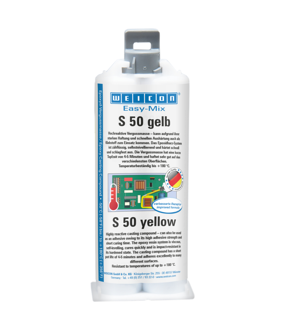 Easy-Mix S 50 żółty | Odporna na wysokie temperatury epoksydowa masa odlewnicza