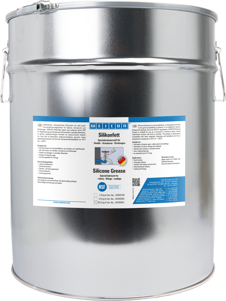 Silicone Grease smar | Food-safe lubricating grease