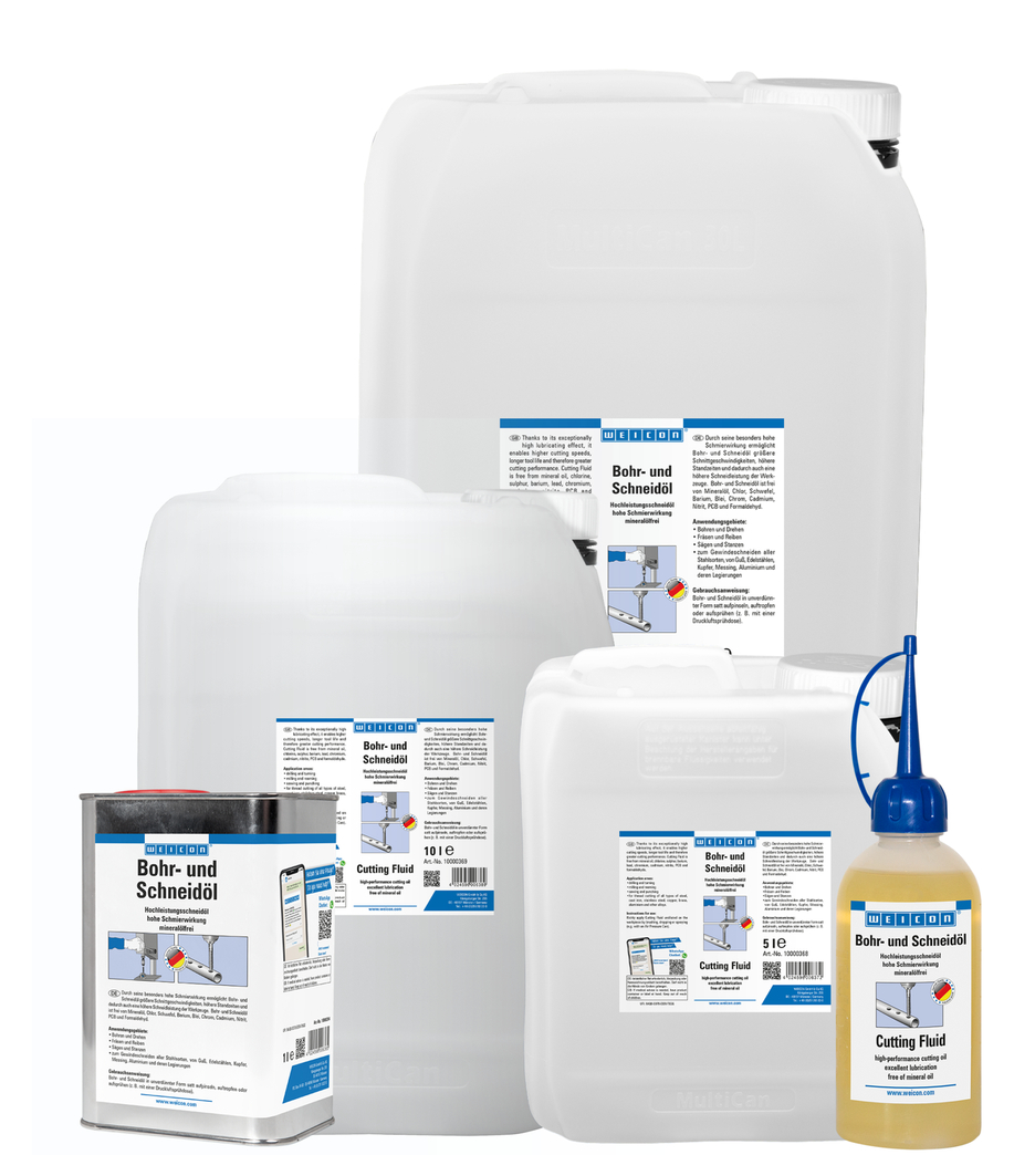 WEICON Cutting Fluid (technical liquid) | Wysokowydajny olej do skrawania