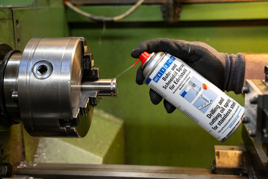 WEICON Cutting Fluid for
Stainless Steel | Wysokowydajny smar do obróbki metali