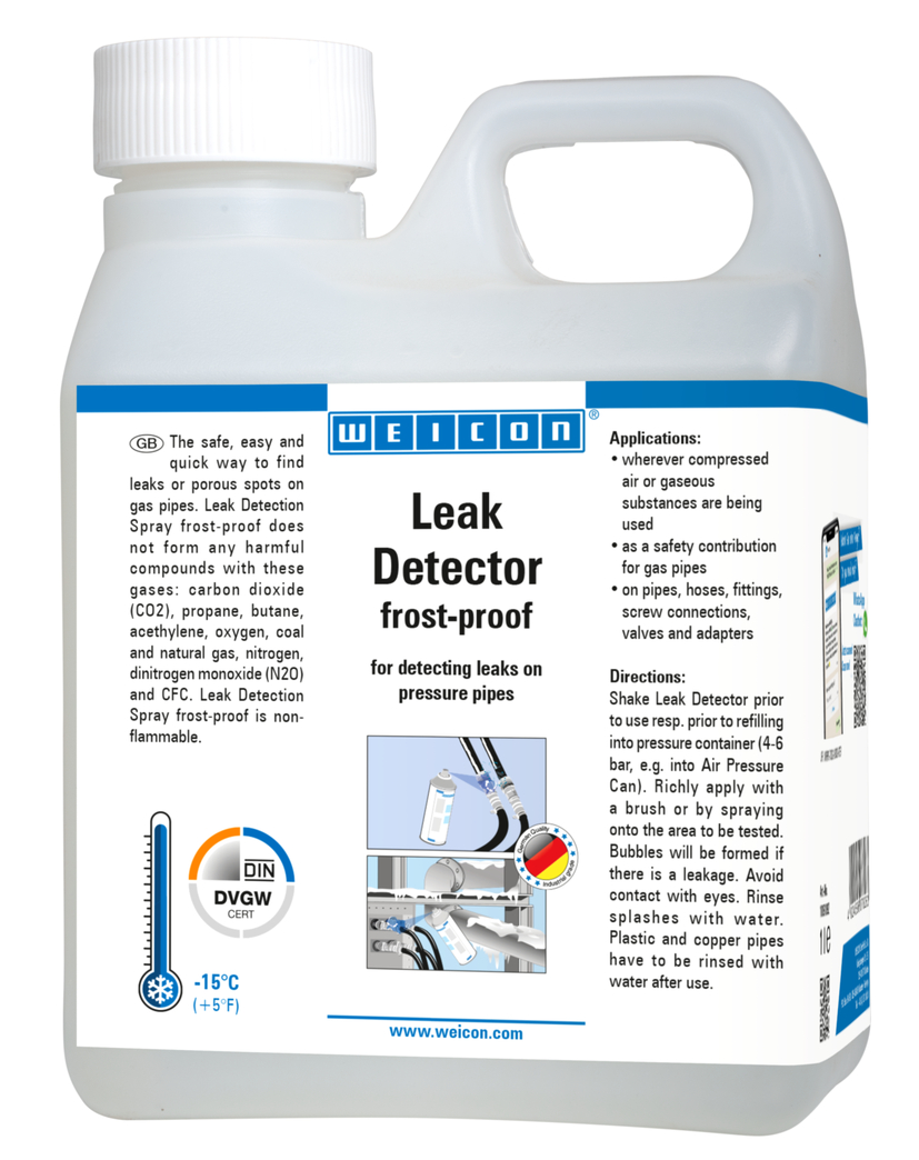 Leak Detector frost-proof | for locating cracks in pressure lines down to -15 °C