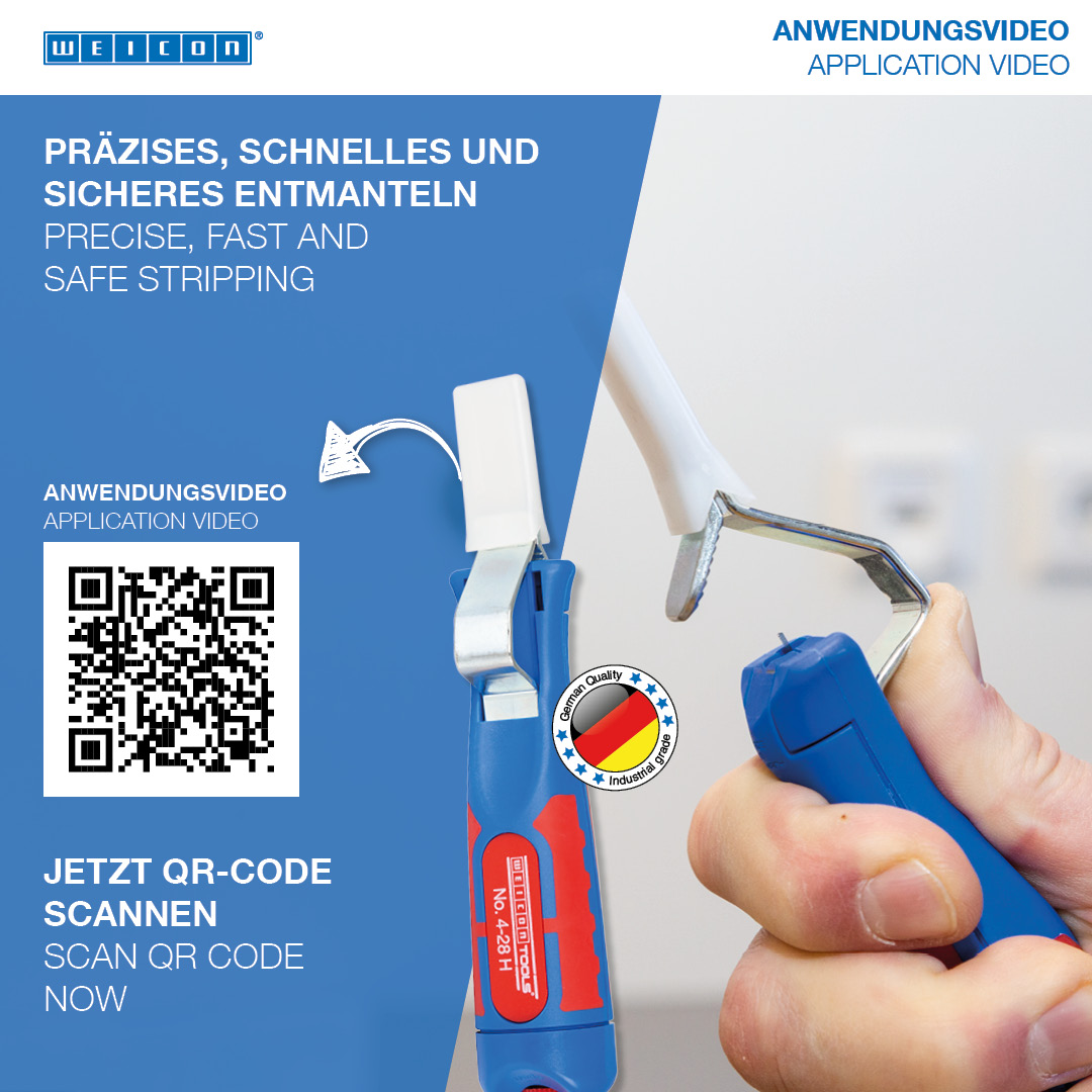 Noż do kabli Nr 4 - 28 H | with 2C handle including hook blade and protective cap, working range 4 - 28 mm Ø