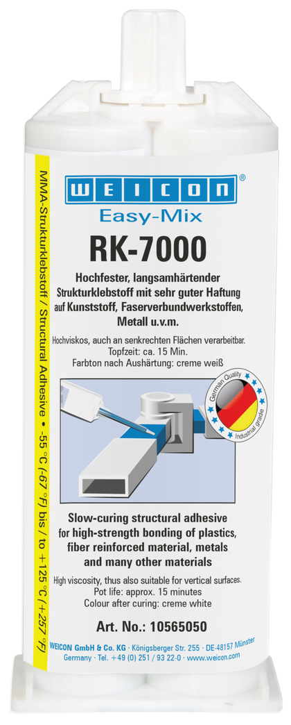 Easy Mix RK-7000 Akrylowy klej strukturalny | wolno utwardzalny akrylowy klej strukturalny