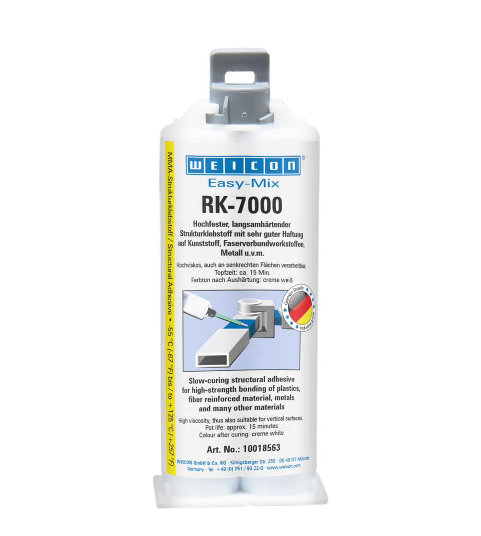 Easy Mix RK-7000 Akrylowy klej strukturalny | wolno utwardzalny akrylowy klej strukturalny